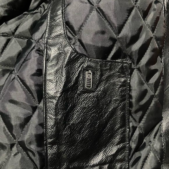 Men’s leather coat size Large fit extra large - Picture 6 of 9